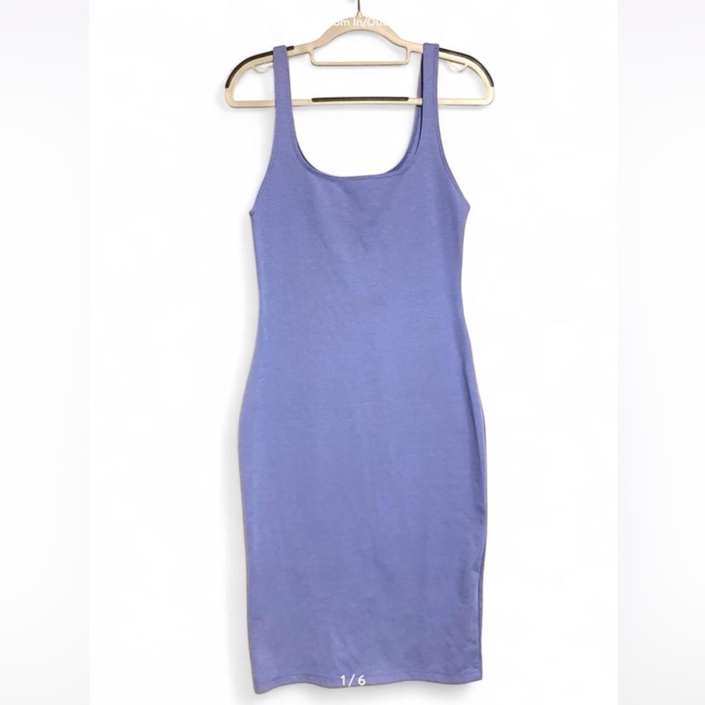 NWOT ZARA Elegant Blue Sleeveless Dress